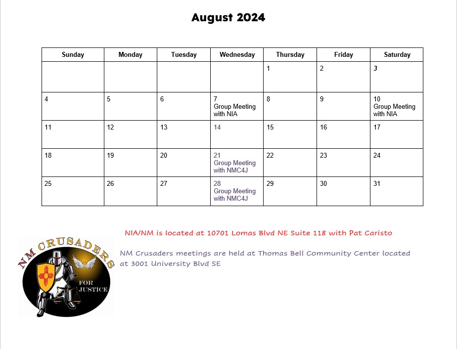 August 2024 Calendar